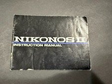 Nikon Nikonos II Camera Instructions...Free Shipping
