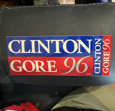 Clinton Gore 1996 Political Campaign Sticker Democratic Party United States