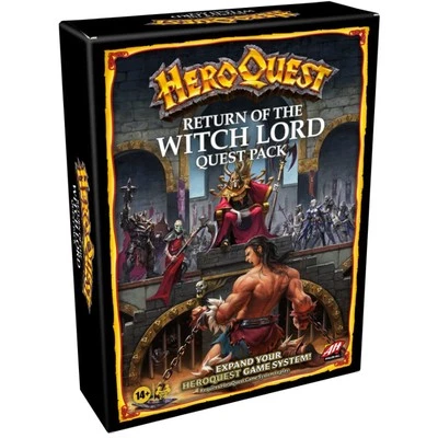 Avalon Hill HeroQuest Return of The Witch Lord Quest Pack Dungeon Crawler Gam...