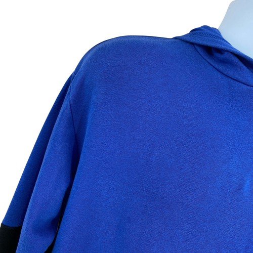 H&M Youth Hooded Sweatshirt Size 16-18 Colorblock Blue Black Gray Long Sleeve - Picture 7 of 13