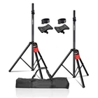 5Core Speaker Stand Tripod Pair Heavy Duty Adjustable 72" Universal Mount w Bag