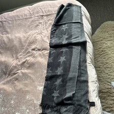 John Varvatos Marino Wool American Flag Scarf