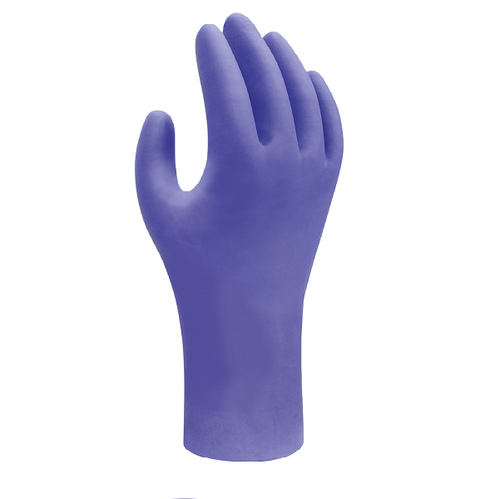  Showa glove 7585, Disposable glove, 100% nitrile, cobalt blue, 50 pieces