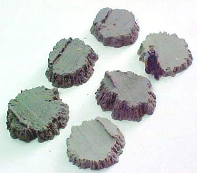 Stumps Assortment #6 cast resin All Scales see chart O,S,HO,HOn3 logging scenery