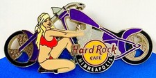 2007 HARD ROCK CAFE MINNEAPOLIS BIKE NIGHT SEXY BLOND GIRL MOTORCYCLE LE PIN