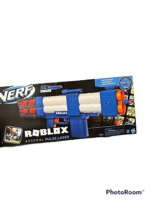 Nerf Roblox Arsenal: Pulse Laser Motorized Dart Blaster, Includes 10 Darts