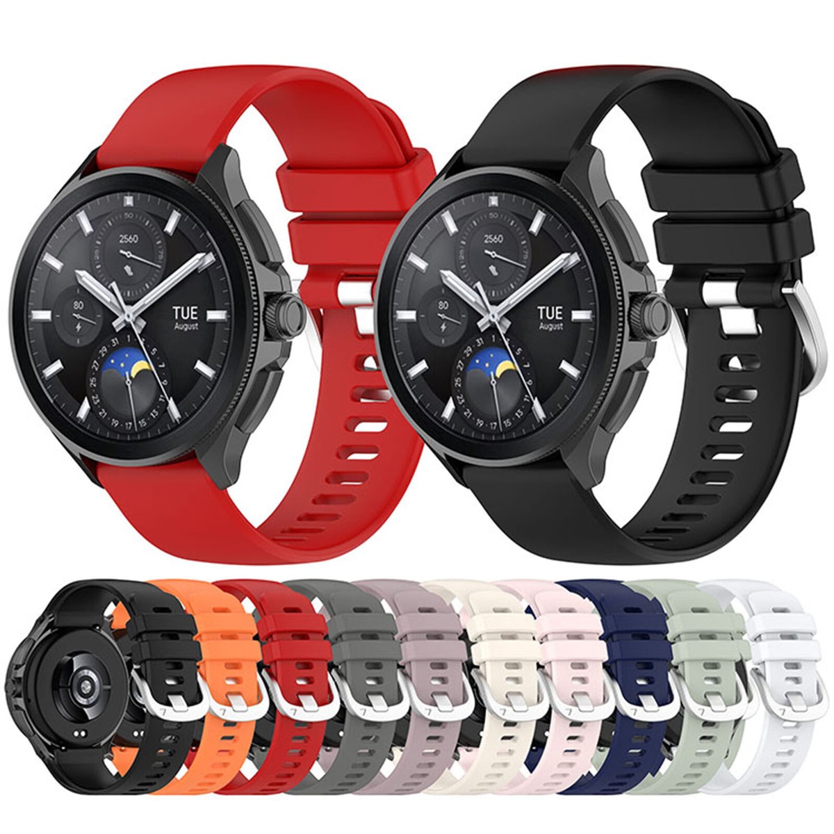 Band for Xiaomi Watch S3 Multi-color Optional Silicone Watch Strap 
