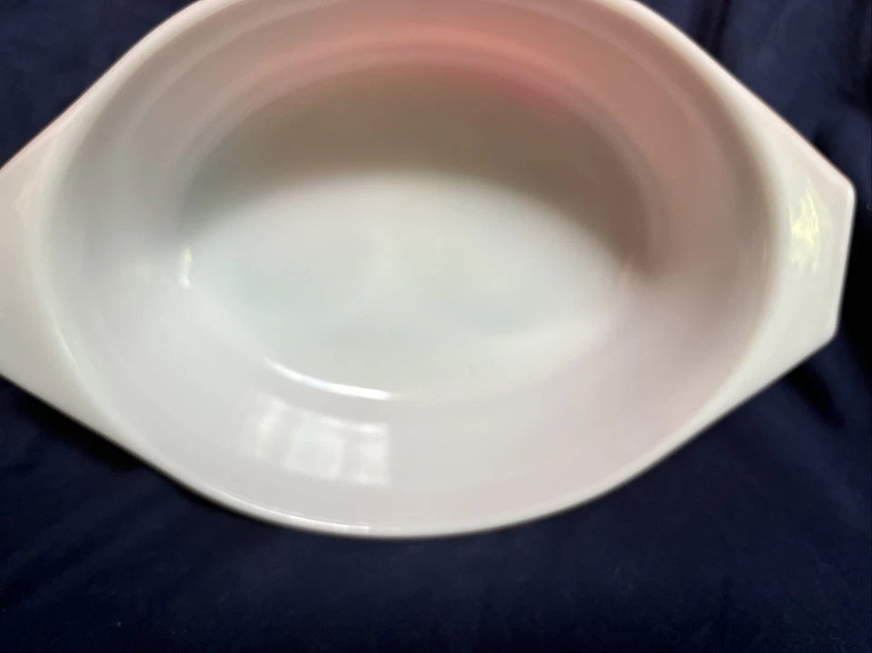 Vintage Pyrex  Autumn Harvest Wheat Pattern Casserole Dish  Orange - 043 size  - Image 4 of 4