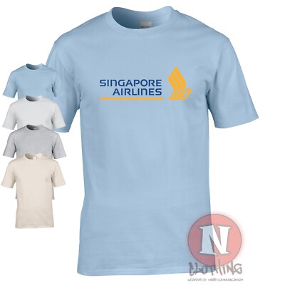 T-Shirt Singapore Airlines klassisch Flugzeugspotter Airline Crew Flughäfen T-Shirt