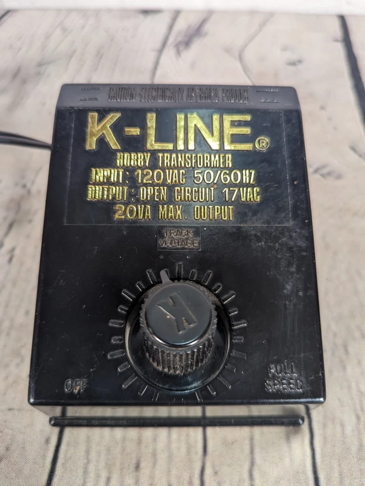 K-Line K-950 Hobby Transformer 120v and Track "Lockon" for O Gauge - Image 2 of 4
