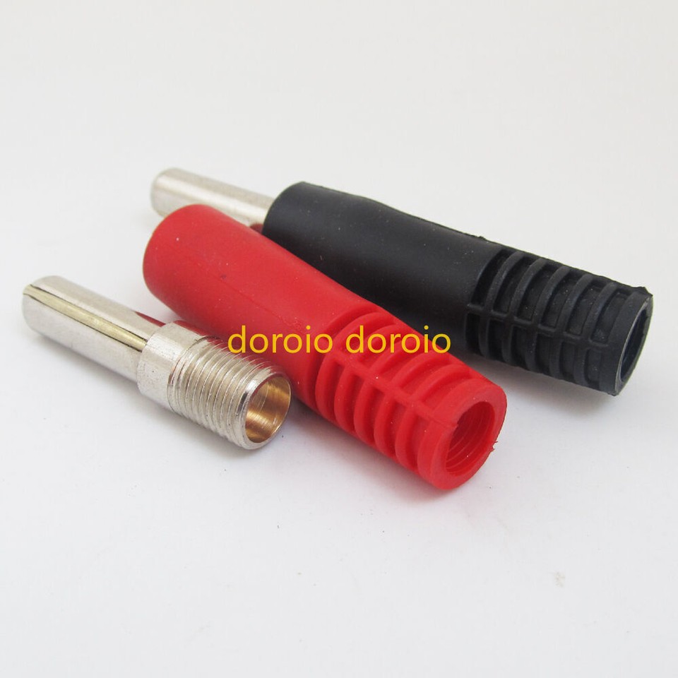5pairs High Current Max Diameter 8mm Banana Plug Copper Soldering