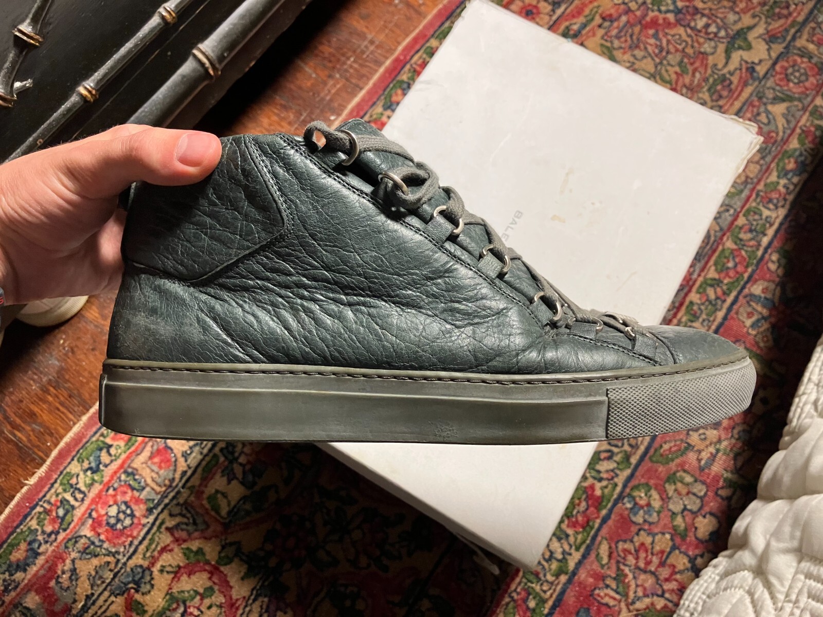 balenciaga arena mens grey