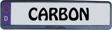Design Kennzeichenrahmen Carbon  1 Stück  Auto Nummernschild Halter