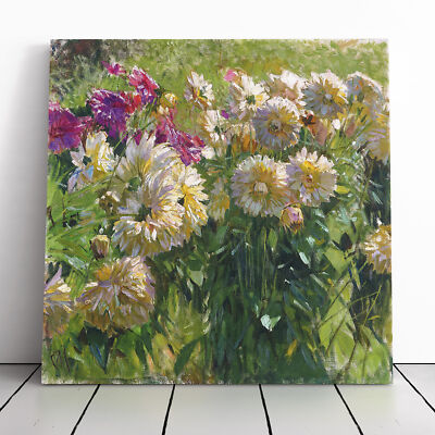 Carl Moll Flowers Canvas Wall Art Print Framed Picture Decor Living Room Bedroom