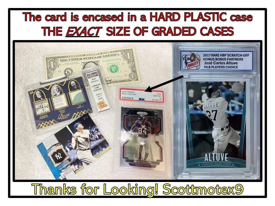 2023 Topps Pristine #DPAR-JA José Altuve AUTOGRAPH 💰 GAME WORN MATERIAL - Image 3 of 4