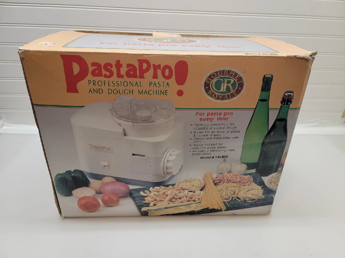Pasta Pro Pasta Maker Machine W Accessories. PM 800. Tested works