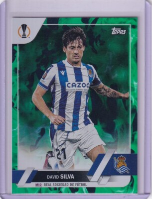 Topps UCC 22/23 - David Silva - Green Inferno Foil #080/125