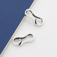 925 Sterling Silver Hook Clasp Connector for Bracelet Necklace Jewelry Finding