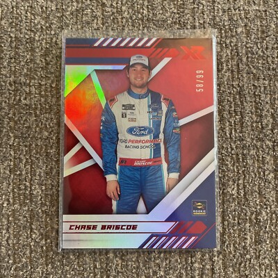 2021 Panini Chronicles Xr Red /99 Rookie RC Chase Briscoe #9