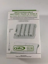 Intec Rechargeable Battery Pack And Cable Wii Fit F6.2