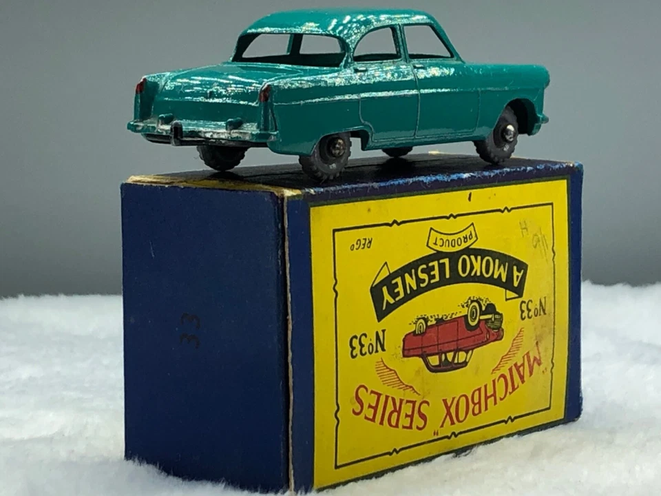 Matchbox Nº33A Ford Zodiac 1957 Como Nuevo, Original en Caja Original Foto 4 de 4