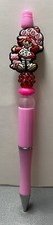 New STRAWBERRY SHORTCAKE Beaded Refillable Pen with extra Ink