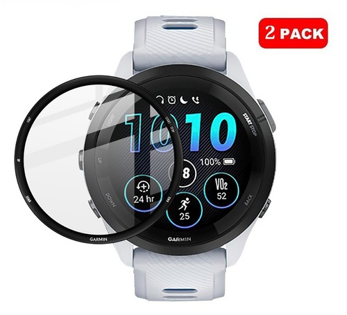 Pour Garmin Forerunner 965 265 Smart Watch Film 3D Coque Intégrale Protecteur d'écran - Photo 3 sur 15