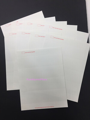 Avery 5390 White Cardstock Name Badge Inserts 10 Sheets LASER/INKJET ...