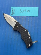 Cold Steel Micro Recon 1 Knife Black G10 Griv-Ex Handle Spearpoint Blade 27DS