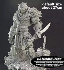 Tiger Pioneer Beast Monster Big Sword Resin 3D Print GK Figure DIY Model