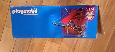Bateau pirate PLAYMOBIL 3174 + lot de pirates - Jeux & Jouets
