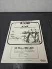 Star Wars 1983 AT-AT original Kenner Instructions