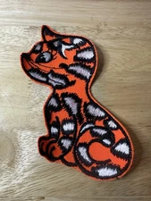 Vintage Animal Patch Clemson Tiger Cartoons Appliqué Lion Cat 60's/70's NOS