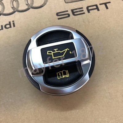 420103485B Für Audi Öl Verschlussdeckel für VW Audi Seat Skoda R8 Design Chrom