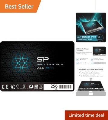 Fast 256GB SATA III Solid State Drive - Silicon Power A55 - Reliable & Efficient