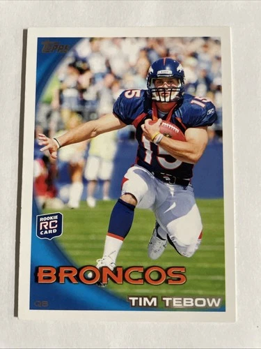 2010 Topps Tim Tebow #440 Rookie RC Denver Broncos