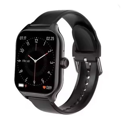 Smartwatch Herren Damen Fitnessuhr, Bluetooth, Schwartz