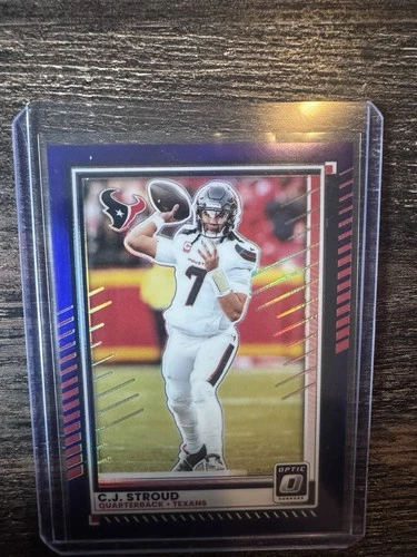 2025 Donruss Optic Football Purple C.J. Stroud #162