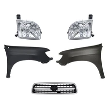 For Toyota Tundra 00-02 5-Piece Kit (Driver and Passenger Side Headlights,