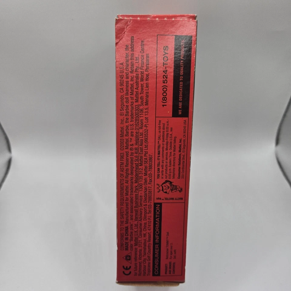 Mattel Barbie Kelly Club Nutcracker Tommy Doll 2003 B1348 New Holiday Ornament - Image 3 of 4