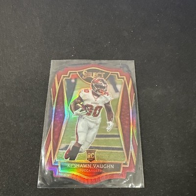 2020 Panini Select Ke'Shawn Vaughn RC Red Die Cut Premier Level #173