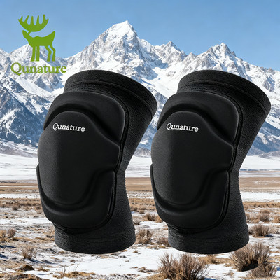 Qunature Knee Pads Breathable Soft Lightweight Knee Padded Skiing Skating Unisex