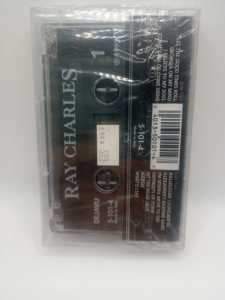 Ray Charles Gold Collection Cassette Sealed 1992 Made In Italy - Image 4 of 4