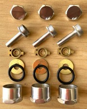 Schilke XL Ventilböden, LW-Kappen, LW-Schäfte, Führungen, Scheiben, O-Ringe (je 3 Stück)