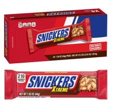 24x Packs SNICKERS Xtreme Chocolate Candy Bars - 1.55oz Each