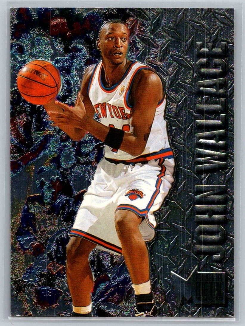 1996-97 Metal Basketball #197 John Wallace RC - VG - New York Knicks