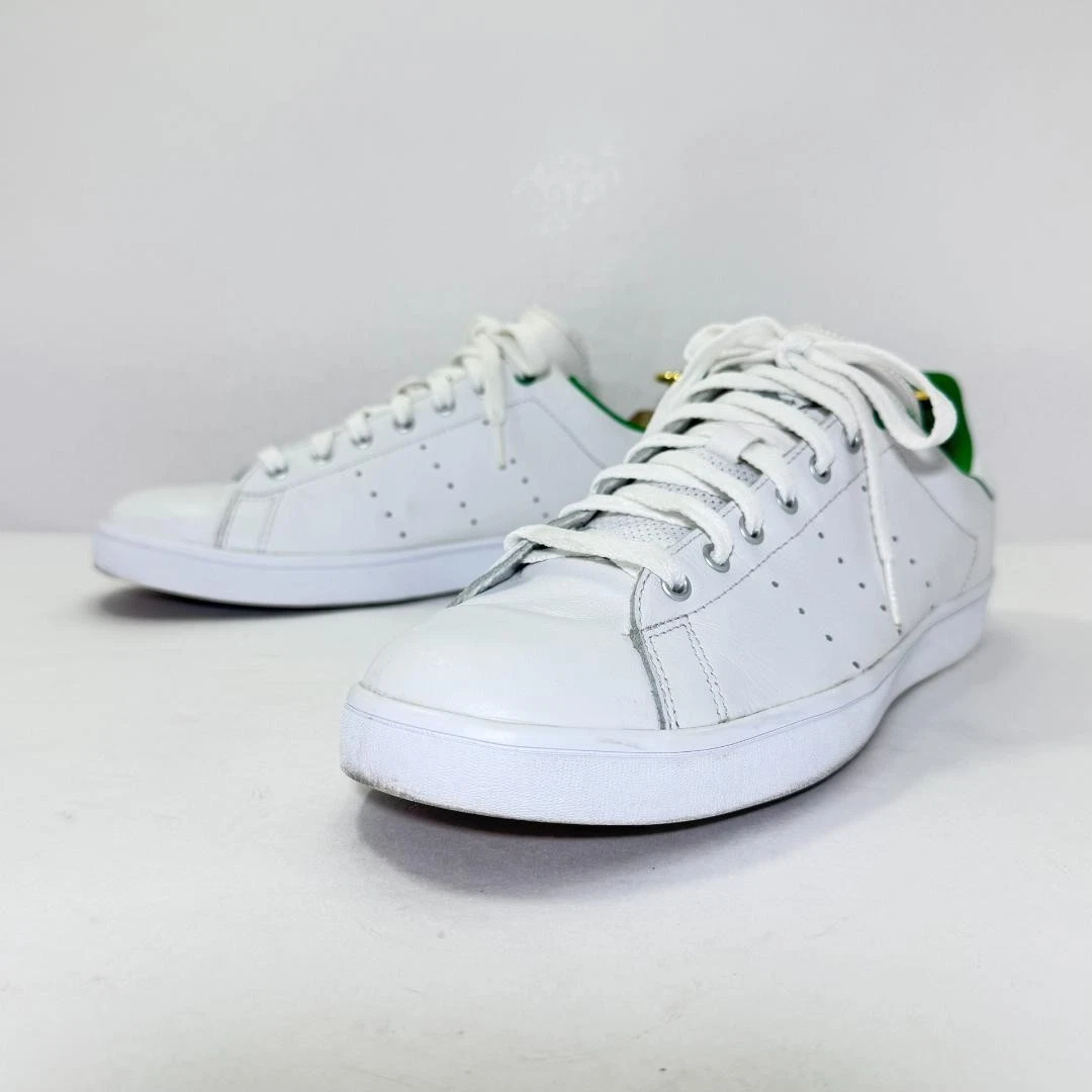 adidas gazelle silver green womens Adidas Men's Blue Suede Stan Smith VULC Sneakers | Brand New main image 0