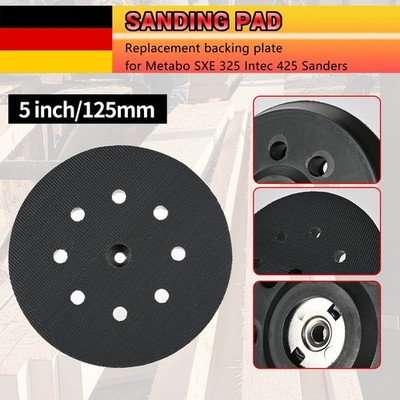 125MM 5Zall Klett Schleifpad Exzenterschleifer Für Metabo SXE 325 Intec 425 DE
