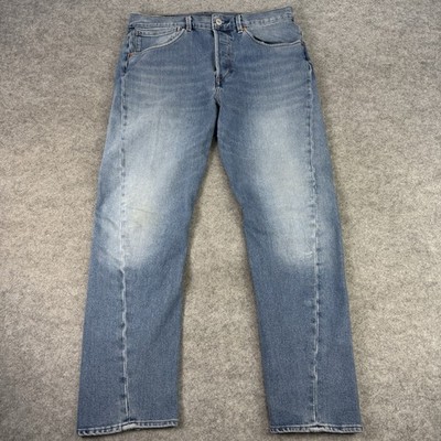 Levi s Engineered Jeans Herren W32 L28 Blau LEJ 502 Twisted Leg Slim Premium Denim
