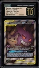 Pokemon Gengar & Mimikyu GX Team Up Full Alt Art #165 CGC 10 Pristine